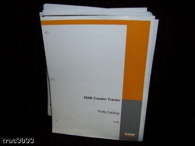 Original case 850B crawler tractor parts manual