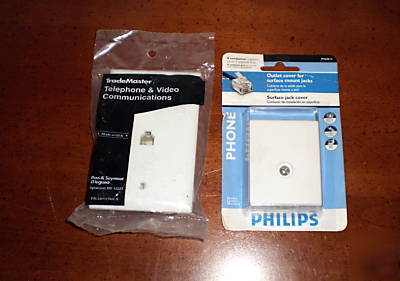 2 telephone jacks / trade master & philips 