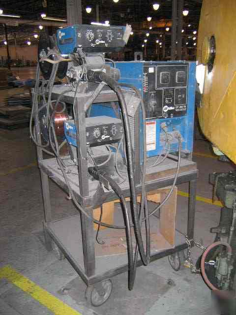 250 amp miller cp-250-ts s-52E wire feeder & feed gun