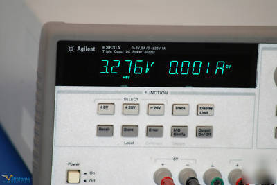 Agilent E3631A 80W triple output dc power supply 25V