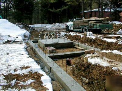 Construction, buildings foundation design