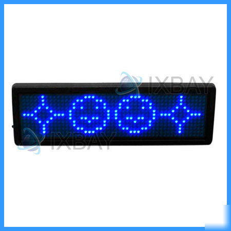 Digital led sign badge card micro-display card + strap 