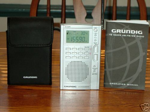 Grundig yacht boy YB550PE am/fm/shortwave radio