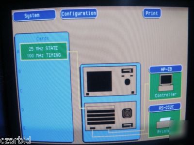 Hp agilent 16500 a 16500A logic analysis analyzer testd