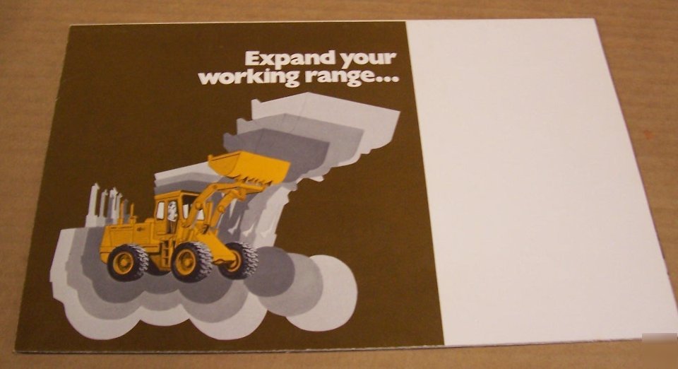 International ih 1972 hough h-60B pay loader brochure