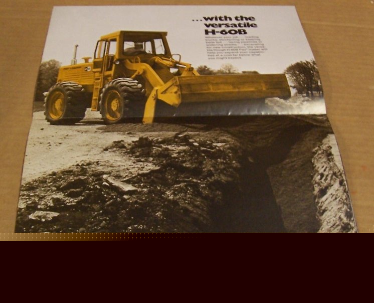 International ih 1972 hough h-60B pay loader brochure