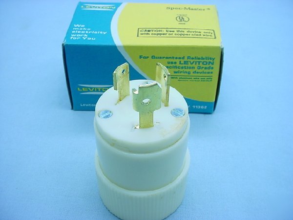 Leviton non-nema locking plug twist lock 30A 125/250V