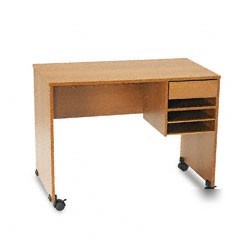 Mobile office machine stand/desk 35-3/4 x 19-3/4 x 27-