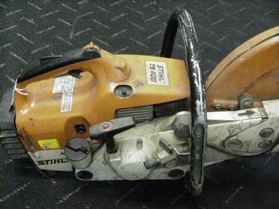 Stihl TS400 concrete cut off saw