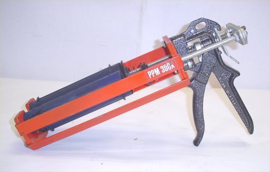 Tech PPM300X epoxy caulking gun dual component manual 