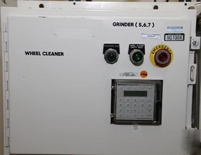 Wheel cleaner grinder hoffman control panel balder pump