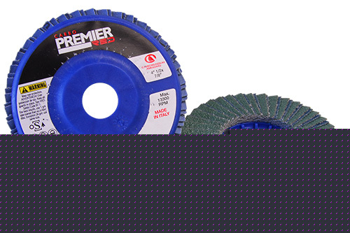 Carborundum premier red ceramic zirconia flap disc 60G