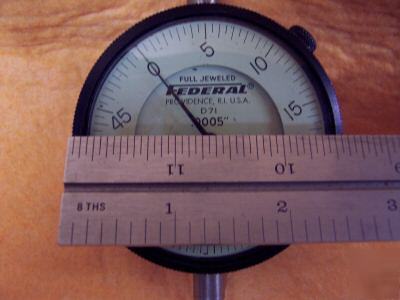 Federal dial indicator #D71 .0005 graduations