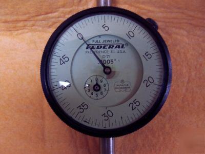 Federal dial indicator #D71 .0005 graduations