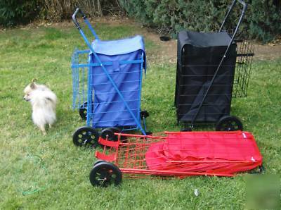 Folding shopping cart 3 colors ,liner , $20 :o)