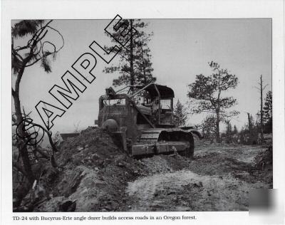 International td-24 be angledozer c.1948 print, oregon