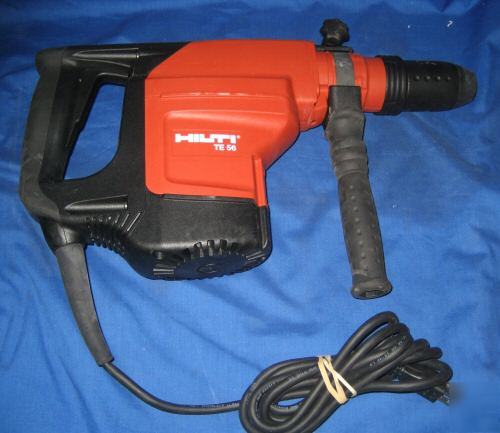 Like new * * hilti te 56 hammer drill in case +bits TE56 