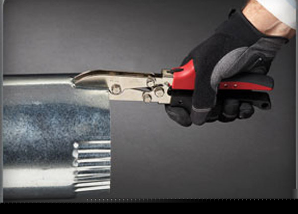 Malco SC3R pipe crimper heavy duty 22GA redline handles
