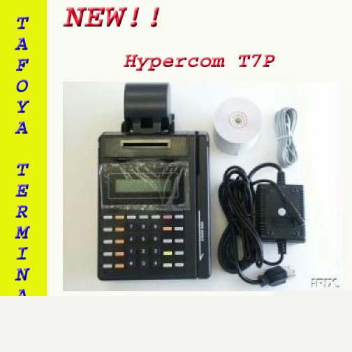 New * * hypercom T7P credit card machine free shipping