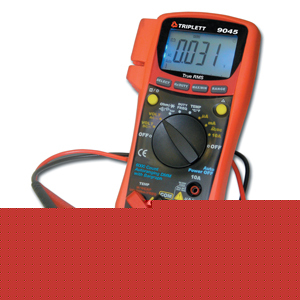 True rms digital multimeter w/ temperature, cap.& freq.