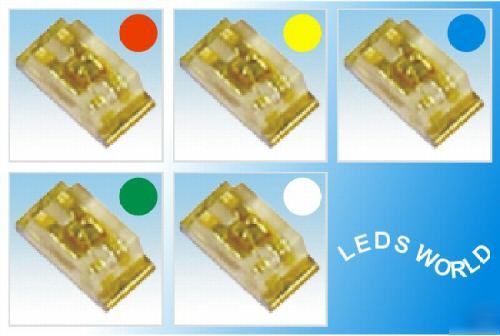 0603 smd chip red,yellow,blue,white,green led X30 f/s