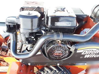 2003 ditch witch 1330 walk behind trencher and trailer