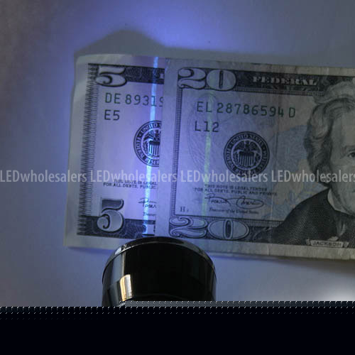 380 385 nm 9 uv led ultra violet black light flashlight