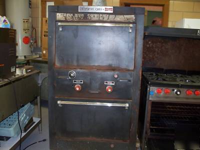 Commercial 10 eye gas stove / oven combo 