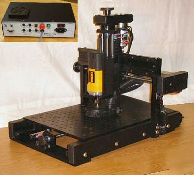 Desktop servo cnc router with deskcnc cam and control 