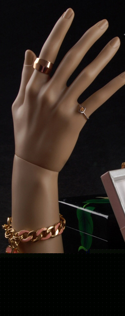 Female realistic mannequin hand for jewelry D3 