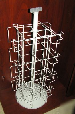 Greeting card display rack counter 5X7 16P horizontal