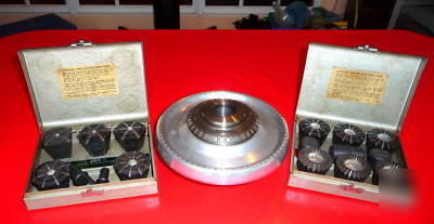 Jacobs L00 spindle nose lathe collet chuck set #91-T00