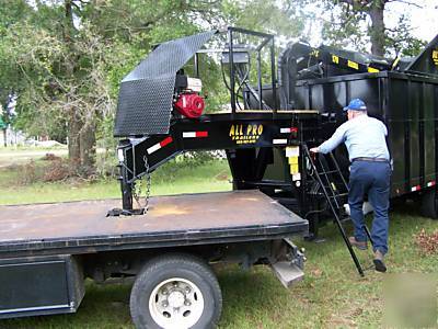 New '09 all pro dump trailer grapple cargo enclosed 