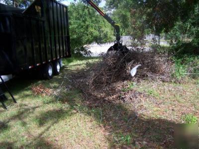 New '09 all pro dump trailer grapple cargo enclosed 