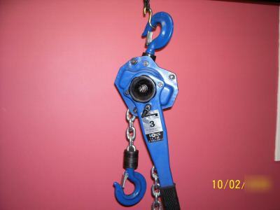 New 3 ton ross lever hoist / come along 20' 