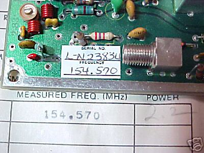 New repco 2WATT vhf transmitter board possible military 