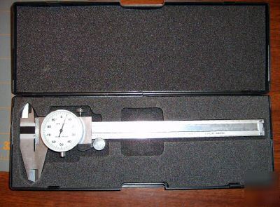 Speedway series 6 inch dial caliper/st.steel