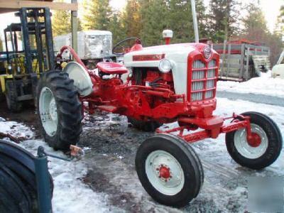 1960 ford 971 diesel row crop tractor