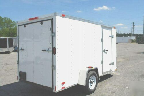 6 x 12 v nose enclosed cargo , bike, atv ,trailer ,dump