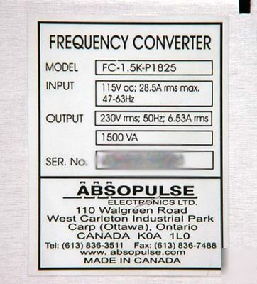 60-50HZ frequency changer europe ac mains power supply