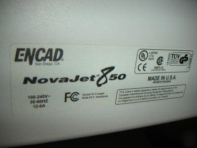 Encad novajet 850 printer 