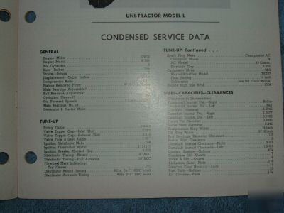 Minneapolis moline it shop manual uni-tractor model l