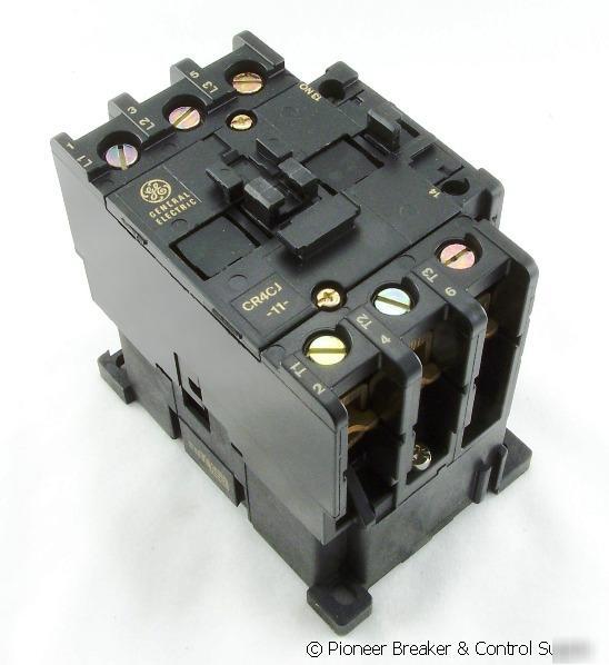 New ge contactor CR4CJB 240V coil CA3-60-240-no