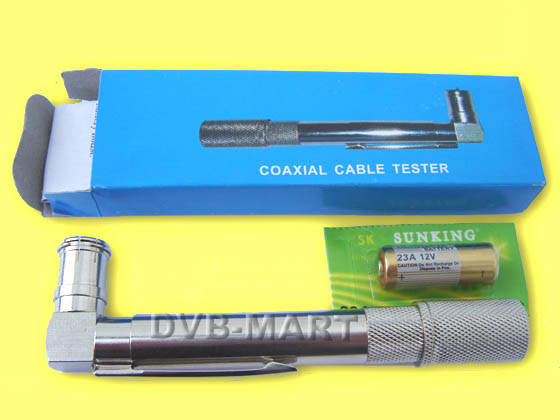 Pocket toner cable tracker tester probe tv RG6 coaxial