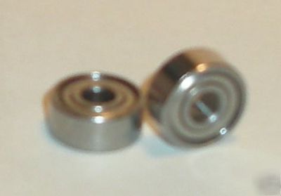 R2-zz shielded abec-5 ball bearings, 1/8 x 3/8