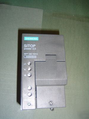 Siemens psu 6EP1332-1SH12 sitop power 2.5, 24V dc, 2.5A