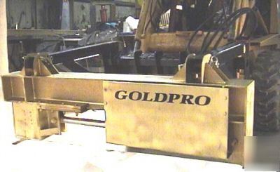 Skidsteer wood splitter attachment by goldpro