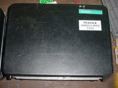 Unused siemens pts-4 portable static trip test set 