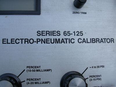 Wallace & tiernan electro-pneumatic calibrator 65-125