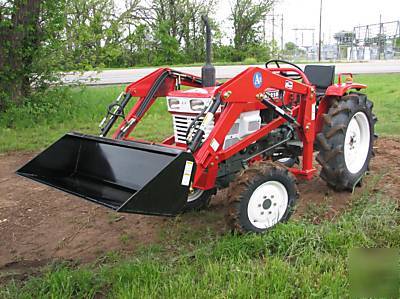 Zennoh YM2210D 27HP diesel 4X4 tractor w/ loader